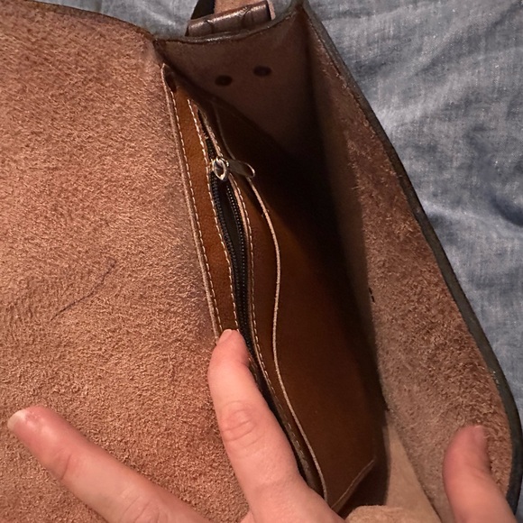 Beautiful genuine leather crossbody bag - Picture 5 of 5